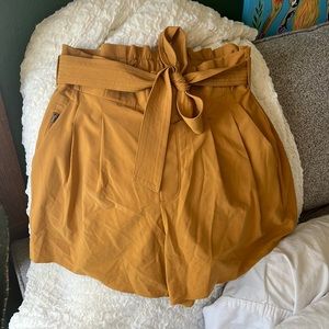 Athleta gold shorts!
